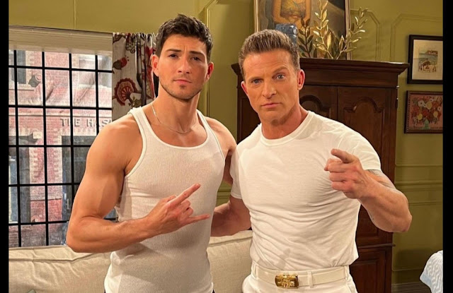 Robert Scott Wilson Welcomes Steve Burton to Salem!