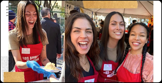 GH’s Cassandra James, Kelly Thiebaud & Brook Kerr Serve Meals to Those In Need