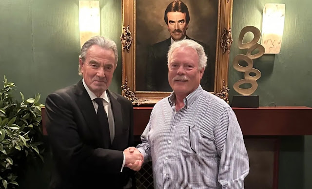 Mark Grossman’s Father Visits the Set of Y&R