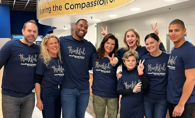 The Bold and the Beautiful Stars Volunteer to Feed Hundreds of Families for Thanksgiving