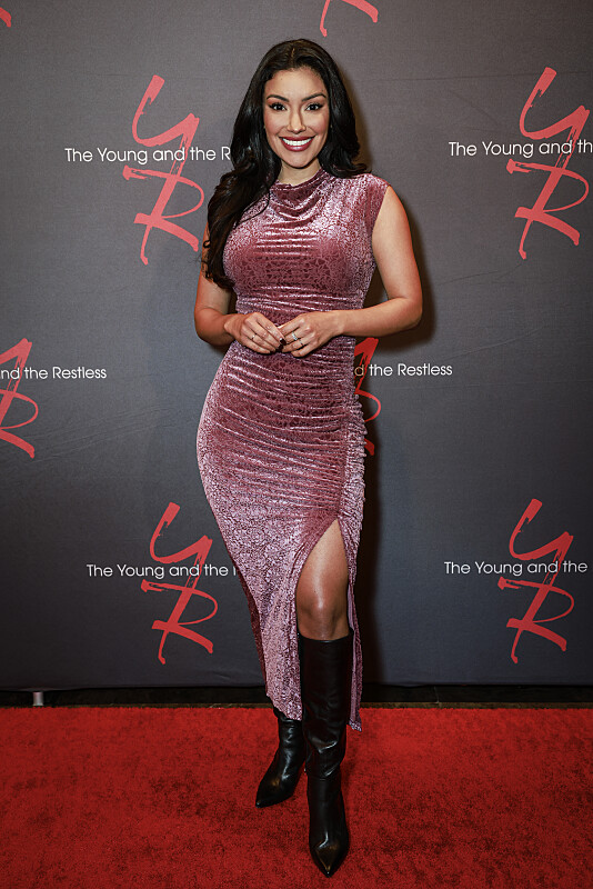 Zuleyka Silver The Young and the Restless 13,000th Episode