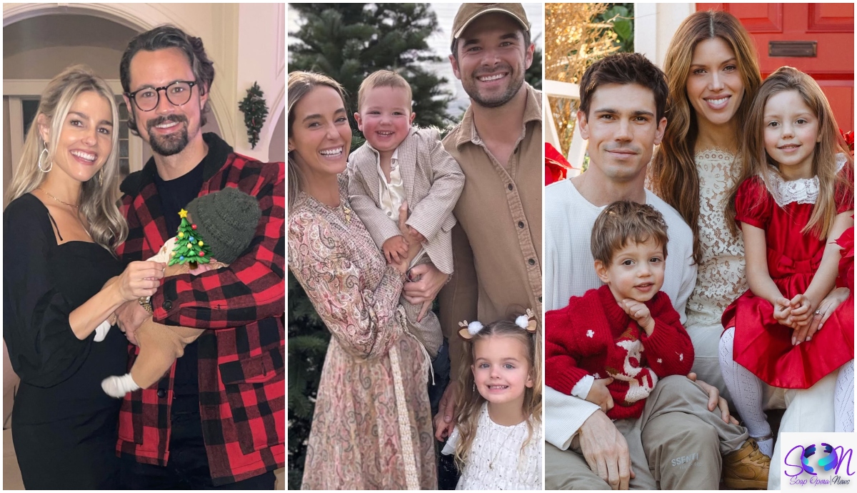 Soap stars and their real-life families for Christmas 2024