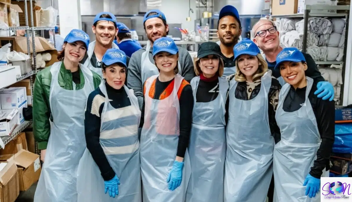 Y&R Stars Help Prepare Meals for Those in Need