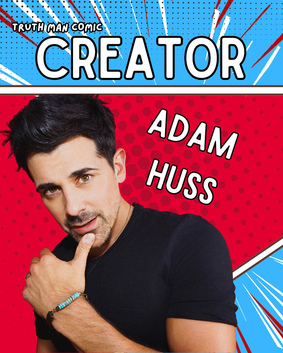 Adam Huss as creator for Truth Man comic