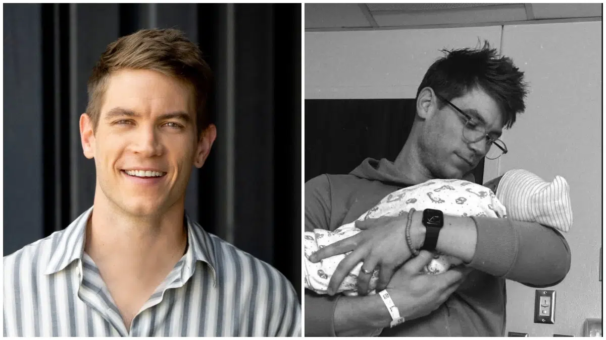 Lucas Adams welcomes first child