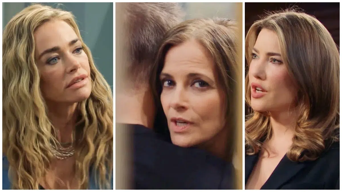 Bold and the Beautiful Spoilers in Video: Office Intruder! Taylor Screams as a Mystery Visitor Catches Her and Deacon in the Act