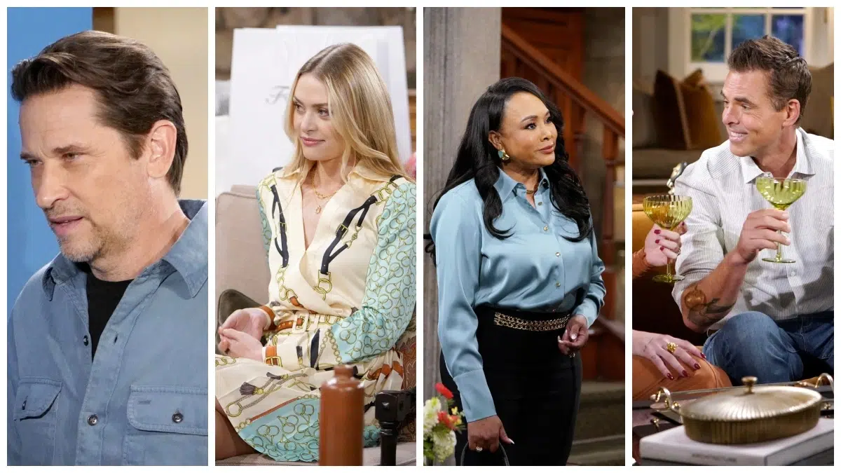 Matt, Claire, Stephanie, Billy on Young and the Restless