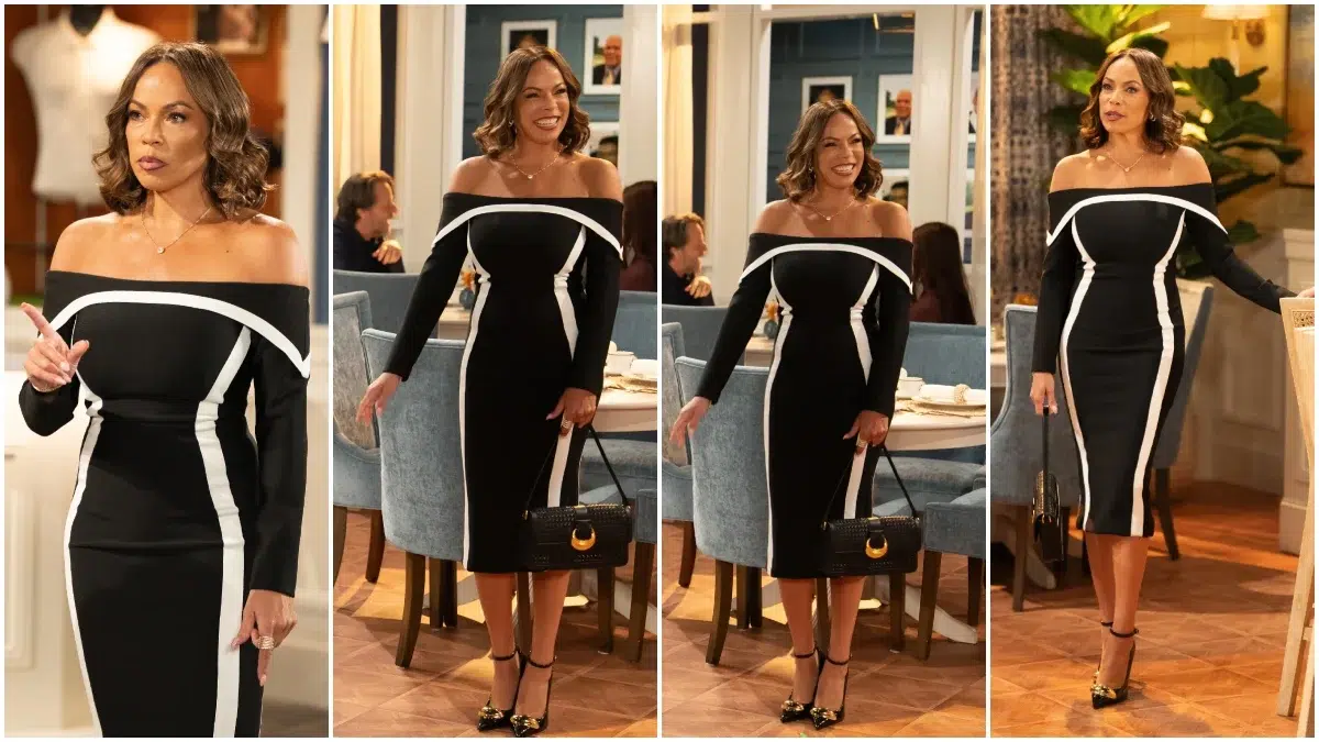Look of the Week: Daphnee Duplaix’s Nicole Stuns in Graphic Black and White on Beyond the Gates
