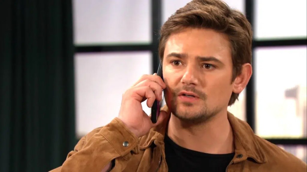 johnny on a phone call on days of our lives