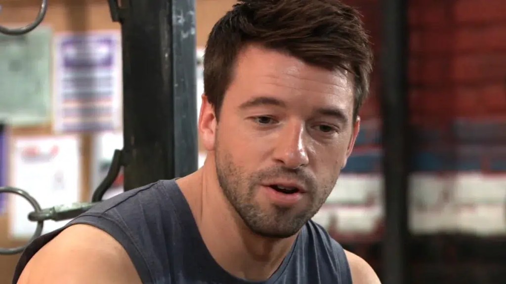hudson at the gym on general hospital