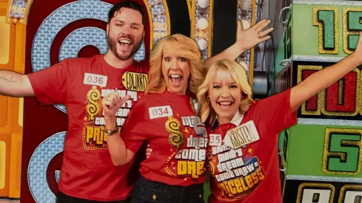 Kristen Alderson and Brother Eddie Head to The Price Is Right With Their Mom